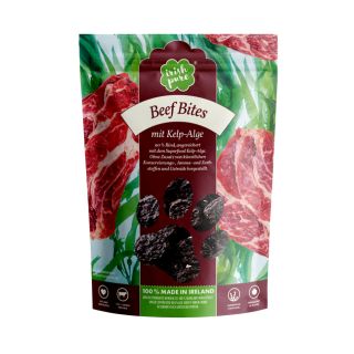 Frontales Bild von Beef Bites Packung